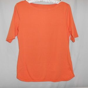 Talbots Boatneck Tee size small